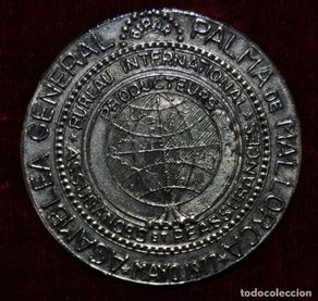 Medallas temáticas: MEDALLA ASAMBLEA GENERAL-PALMA DE MALLORCA-MAYO 1977-BELLVER.